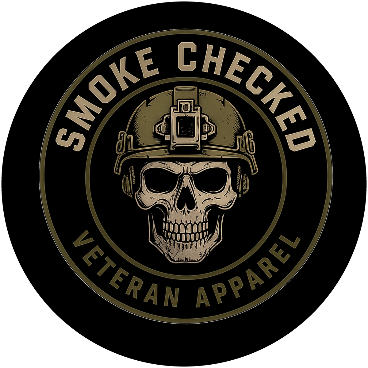 SMOKE CHECKED Veteran Apparel logo